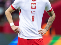 Jakub Moder  during UEFA Nations League match Poland vs Scotland in Warsaw Poland on 18 November 2024. (