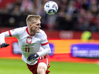 Karol Swiderski  during UEFA Nations League match Poland vs Scotland in Warsaw Poland on 18 November 2024. (