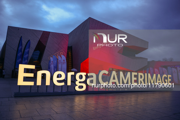 An outdoor view on the Cultural and Congress Centre Jordanki, the film festival center of the 32nd International Film Festival Energa CAMERI...