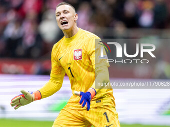 Lukasz Skorupski  during UEFA Nations League match Poland vs Scotland in Warsaw Poland on 18 November 2024. (