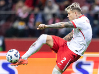 Kamil Piatkowski  during UEFA Nations League match Poland vs Scotland in Warsaw Poland on 18 November 2024. (