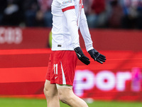 Karol Swiderski  during UEFA Nations League match Poland vs Scotland in Warsaw Poland on 18 November 2024. (