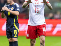 Tymoteusz Puchacz  during UEFA Nations League match Poland vs Scotland in Warsaw Poland on 18 November 2024. (