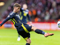 Ryan Gauld  during UEFA Nations League match Poland vs Scotland in Warsaw Poland on 18 November 2024. (