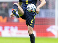 John Souttar  during UEFA Nations League match Poland vs Scotland in Warsaw Poland on 18 November 2024. (