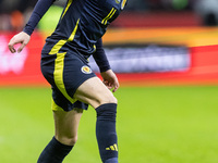 Ryan Christie  during UEFA Nations League match Poland vs Scotland in Warsaw Poland on 18 November 2024. (