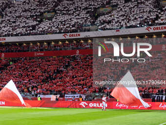 Fans during UEFA Nations League match Poland vs Scotland in Warsaw Poland on 18 November 2024. (