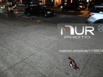 A young teenage girl is stabbed in the Melrose section of Bronx, New York, United States, on November 18, 2024. At approximately 2:55 PM, in...