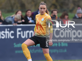 Teyah Goldie of the London City Lionesses participates in the FA Women's Championship match between Durham Women FC and London City Lionesse...