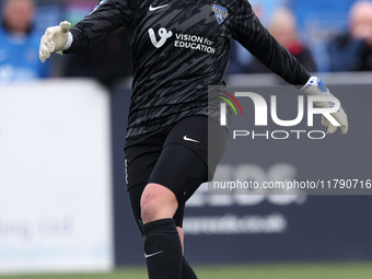 Tatiana Saunders of Durham Women plays during the FA Women's Championship match between Durham Women FC and London City Lionesses at Maiden...