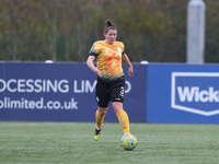 Emma Mukandi of London City Lionesses plays during the FA Women's Championship match between Durham Women FC and London City Lionesses at Ma...