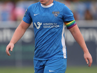 Sarah Wilson of Durham Women participates in the FA Women's Championship match between Durham Women FC and London City Lionesses at Maiden C...