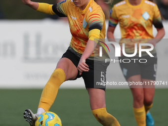 Teyah Goldie of the London City Lionesses plays during the FA Women's Championship match between Durham Women FC and London City Lionesses a...