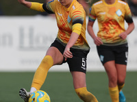 Teyah Goldie of the London City Lionesses plays during the FA Women's Championship match between Durham Women FC and London City Lionesses a...