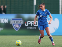 Mollie Lambert of Durham Women participates in the FA Women's Championship match between Durham Women FC and London City Lionesses at Maiden...