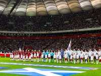 Team of Poland and team of Scotland  before the  UEFA Nations League 2024 League A Group A1 match between Poland and Scotland, at the  PGE N...