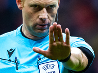 Referee Christian Dingert during the  UEFA Nations League 2024 League A Group A1 match between Poland and Scotland, at the  PGE Narodowy in...