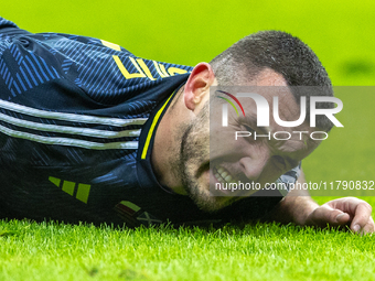 John McGinn during the  UEFA Nations League 2024 League A Group A1 match between Poland and Scotland, at the  PGE Narodowy in Warsaw, Poland...