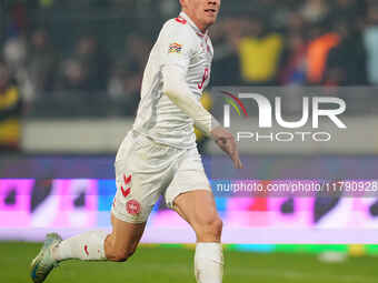 Rasmus Hoejlund of Denmark  looks on during the Nations League Round 6 match between Serbia qnd Denmark at Dubocica Stadium, Leskovac, Serbi...