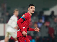 Sasa Zdjelar of Serbia  looks on during the Nations League Round 6 match between Serbia qnd Denmark at Dubocica Stadium, Leskovac, Serbia on...