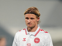 Kasper Dolberg of Denmark  looks on during the Nations League Round 6 match between Serbia qnd Denmark at Dubocica Stadium, Leskovac, Serbia...