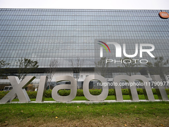 The East China headquarters building of Xiaomi Group is seen in Nanjing, China, on November 19, 2024. Xiaomi Group announces that its revenu...