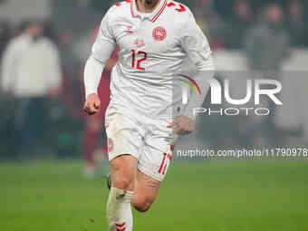 Kasper Dolberg of Denmark  looks on during the Nations League Round 6 match between Serbia qnd Denmark at Dubocica Stadium, Leskovac, Serbia...