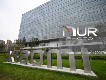 The East China headquarters building of Xiaomi Group is seen in Nanjing, China, on November 19, 2024. Xiaomi Group announces that its revenu...