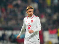 Kasper Dolberg of Denmark  looks on during the Nations League Round 6 match between Serbia qnd Denmark at Dubocica Stadium, Leskovac, Serbia...