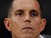 Daniel Agger of Denmark  looks on during the Nations League Round 6 match between Serbia qnd Denmark at Dubocica Stadium, Leskovac, Serbia o...