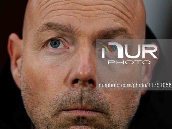 Brian Riemer of Denmark  looks on during the Nations League Round 6 match between Serbia qnd Denmark at Dubocica Stadium, Leskovac, Serbia o...