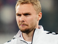 Victor Nelsson of Denmark  looks on during the Nations League Round 6 match between Serbia qnd Denmark at Dubocica Stadium, Leskovac, Serbia...