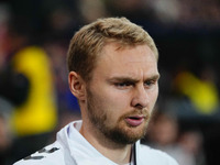 Victor Nelsson of Denmark  looks on during the Nations League Round 6 match between Serbia qnd Denmark at Dubocica Stadium, Leskovac, Serbia...