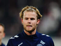 Morten Hjulmand of Denmark  looks on during the Nations League Round 6 match between Serbia qnd Denmark at Dubocica Stadium, Leskovac, Serbi...