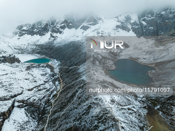 View of Yading National Nature Reserve in Ganzi City, Sichuan Province, on October 16, 2024. 