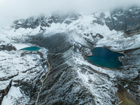 View of Yading National Nature Reserve in Ganzi City, Sichuan Province, on October 16, 2024. (