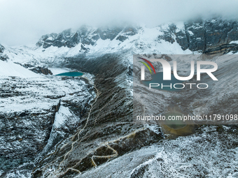 View of Yading National Nature Reserve in Ganzi City, Sichuan Province, on October 16, 2024. (