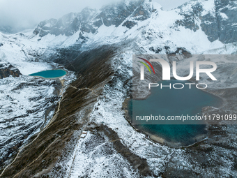 View of Yading National Nature Reserve in Ganzi City, Sichuan Province, on October 16, 2024. (