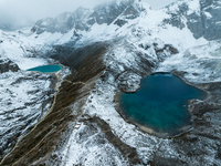 View of Yading National Nature Reserve in Ganzi City, Sichuan Province, on October 16, 2024. (