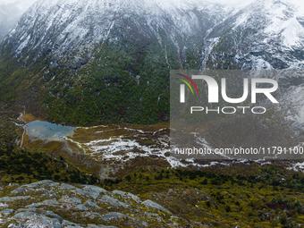 View of Yading National Nature Reserve in Ganzi City, Sichuan Province, on October 16, 2024. (