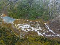 View of Yading National Nature Reserve in Ganzi City, Sichuan Province, on October 16, 2024. (