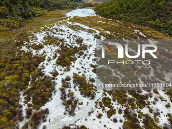 View of Yading National Nature Reserve in Ganzi City, Sichuan Province, on October 16, 2024. (