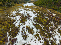 View of Yading National Nature Reserve in Ganzi City, Sichuan Province, on October 16, 2024. (