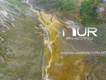 View of Yading National Nature Reserve in Ganzi City, Sichuan Province, on October 16, 2024. (