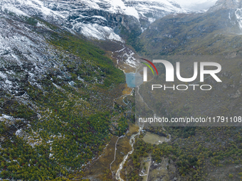 View of Yading National Nature Reserve in Ganzi City, Sichuan Province, on October 16, 2024. (