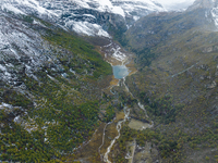 View of Yading National Nature Reserve in Ganzi City, Sichuan Province, on October 16, 2024. (