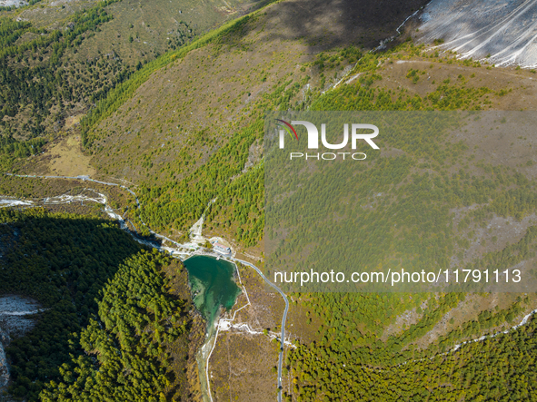 View of Yading National Nature Reserve in Ganzi City, Sichuan Province, on October 16, 2024. 