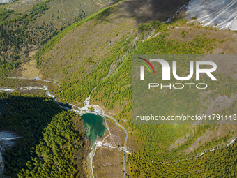 View of Yading National Nature Reserve in Ganzi City, Sichuan Province, on October 16, 2024. (