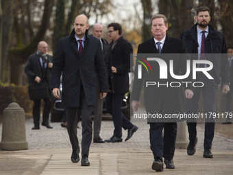 French Minister of Foreign Affairs Jean-Noel Barrot arrives at the EU's Big Five meeting in Warsaw, Poland, on November 19, 2024. Polish Min...