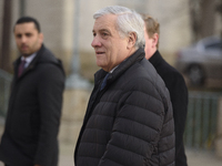 Italian Minister of Foreign Affairs Antonio Tajani arrives at the EU's Big Five meeting in Warsaw, Poland, on November 19, 2024. Polish Mini...